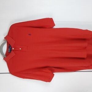 Polo Ralph Lauren Blue Label Red Polo Blue PONY Preppy Acadamia  Sz.Large